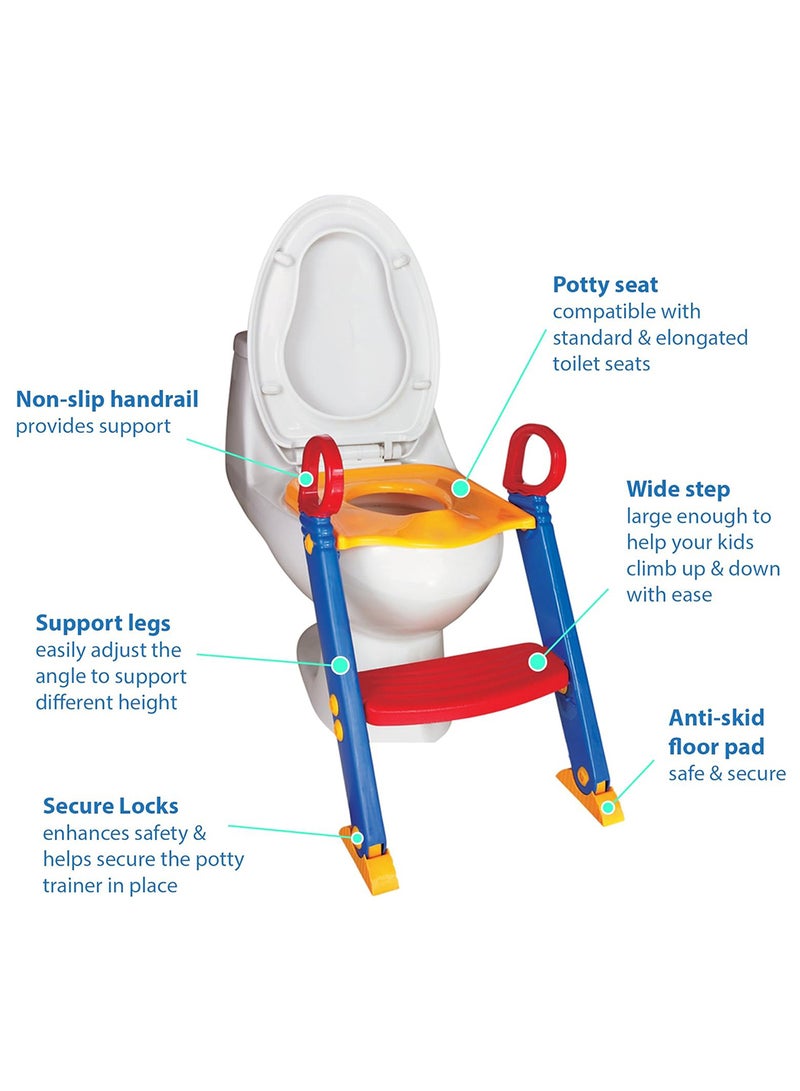 Generic - Portable Folding Toilet Potty Training Ladder Chair For Children, 12 Months + - Image 1