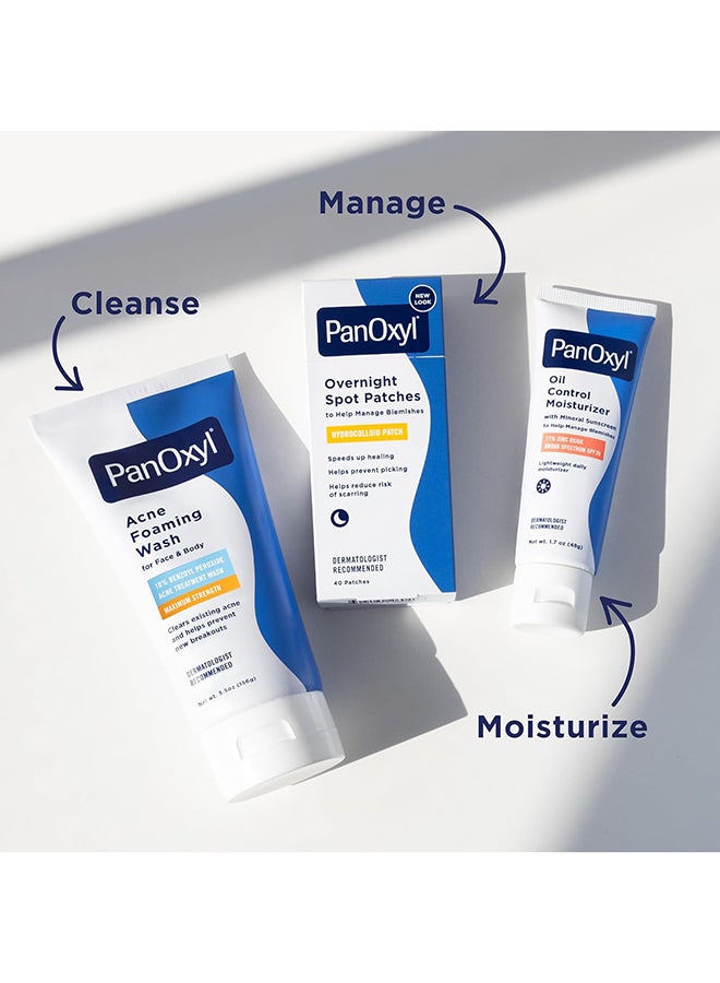 PanOxyl - Acne Foaming Wash Benzoyl Peroxide 10% Maximum Strength Antimicrobial 5.5ounce - Image 1