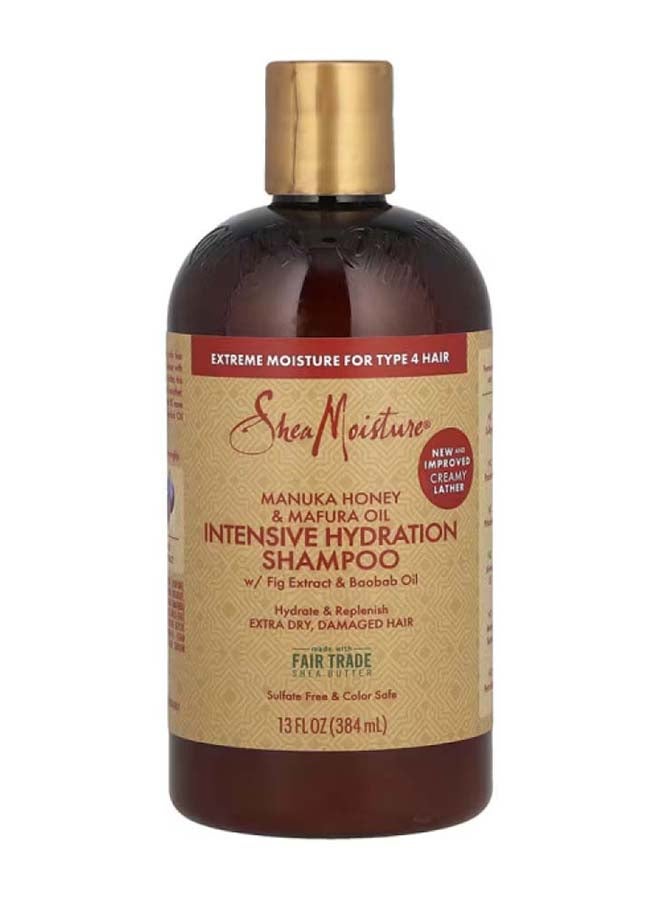 SheaMoisture Manuka Honey and Mafura Oil Intensive Hydration Shampoo 384ml - Image 1