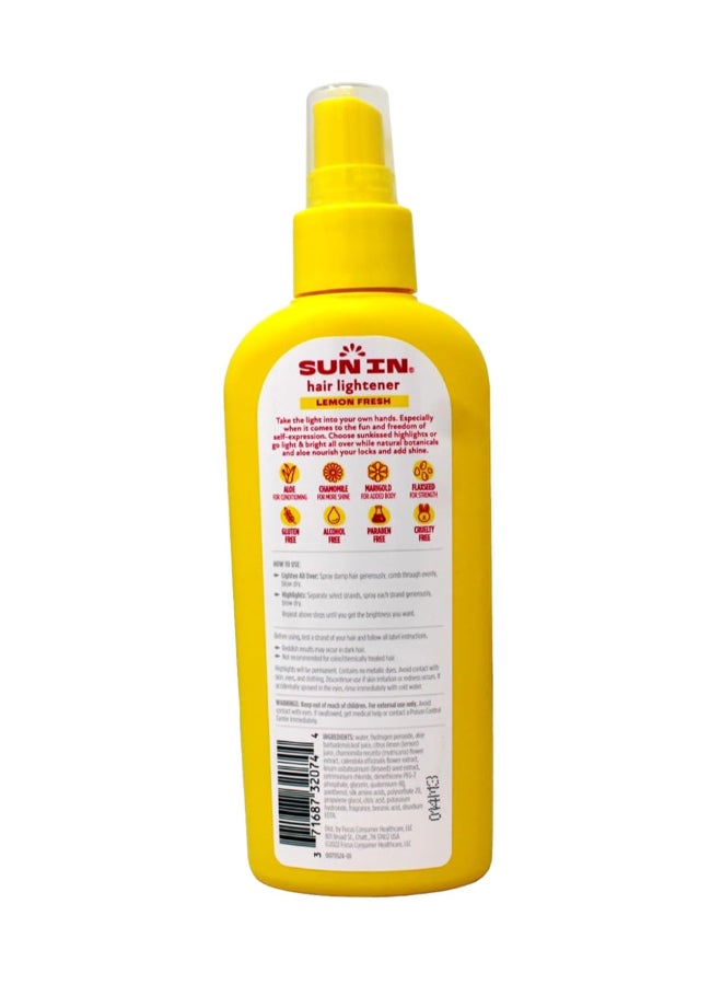 Sun In - Hair Lightener Spray Lemon Fresh 138ml - Image 1