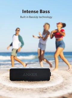 2 Portable Bluetooth Speaker with 12W Stereo Sound, Bluetooth 5, Bassup, IPX7 Waterproof, 24-Hour Playtime, Wireless Stereo Pairing, Speaker for Home, Outdoors, Travel Black - pnsku/N13772435A/45/_/1711456578/803bc44f-c7c6-4d89-af4b-995735e38af7