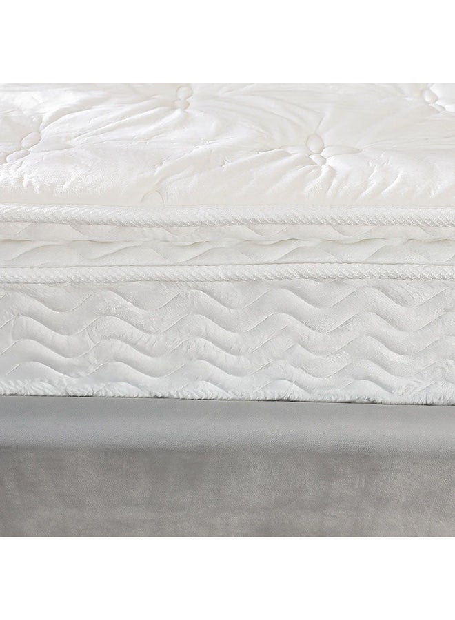 DANUBE HOME - Pocket Spring King Mattress Medium Soft Feel White 200x180x26cmcm - Image 1