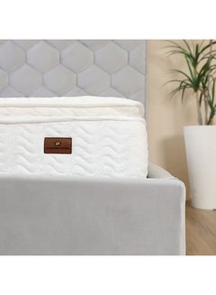 DANUBE HOME Pocket Spring King Mattress Medium Soft Feel White 200x180x26cmcm  - Image 3