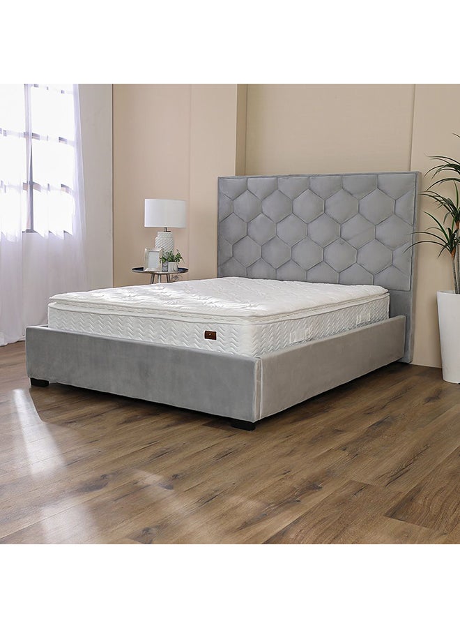 DANUBE HOME - Pocket Spring King Mattress Medium Soft Feel White 200x180x26cmcm - Image 1