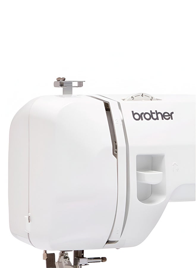 brother - Traditional Metal Chassis Electric Sewing Machines Featuring 27 Built-In Stitch Selections For Convenient And Versatile Sewing | This Sewing Machine Features A Built-In Needle Threader And Quick Set Bobbin | 1-Step Buttonhole And | Made In Vietnam GS2700 White/Blue/Silver - Image 1