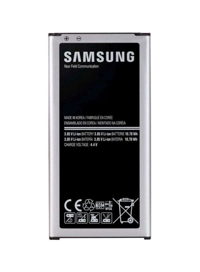 سامسونج بطارية قابلة لإعادة الشحن لهواتف سامسونج جالاكسي إس 5 أسود/ فضي