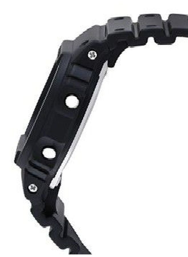 G-SHOCK Men's Square Shape Resin Band Digital Wrist Watch 49 mm - Black - DW-5600BB-1DR - Image 4