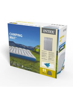 INTEX Inflatable Camping Mat/Airbed Grey/Blue 76x50x9.5inch  - Image 4