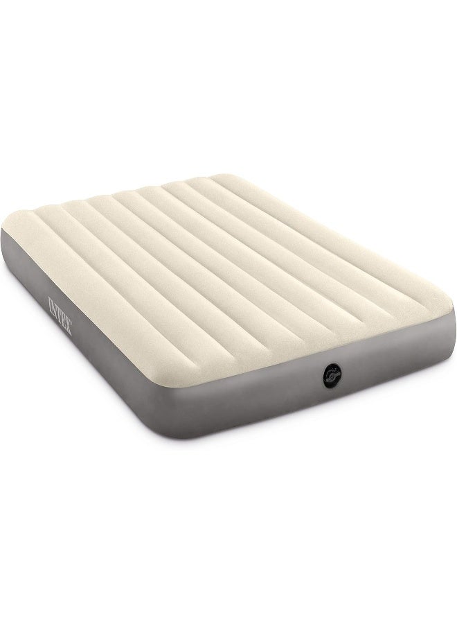 Intex Dura-Beam Standard Series Single-High Airbed, Queen Combination White/Grey 2.03 x 0.25 x 1.52 m - Image 1