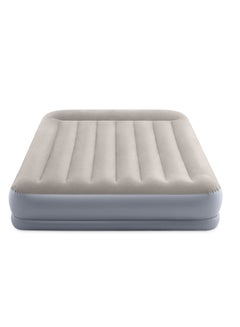 INTEX Dura-Beam Standard Pillow Rest Mid-Rise Air Mattress 30 cm Grey 152x203x30cm  - Image 1