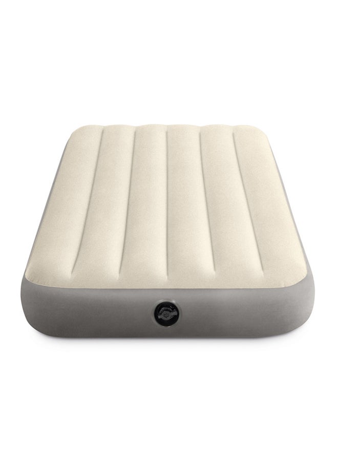 INTEX - Dura Beam Series Single High Airbed Twin Size White/Grey - Image 1