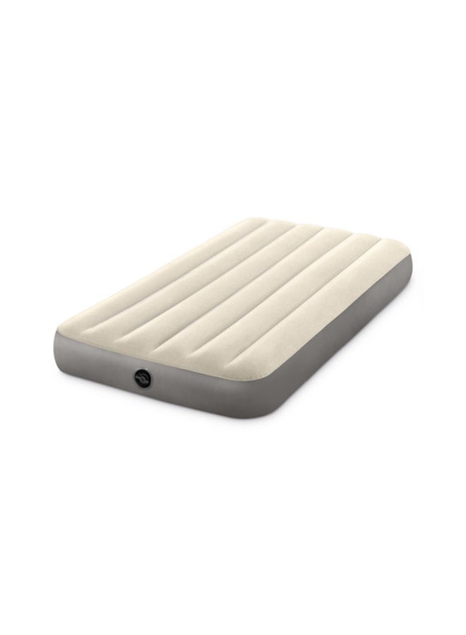 INTEX - Dura Beam Series Single High Airbed Twin Size White/Grey - Image 1