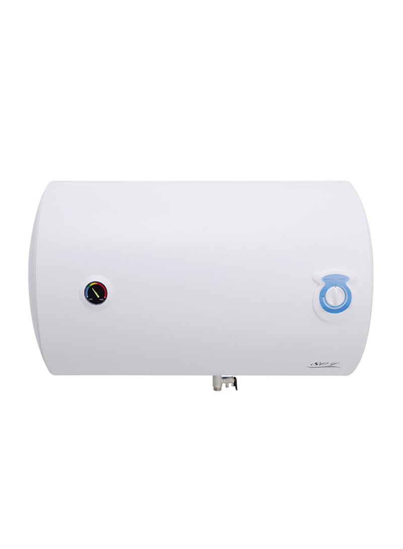 Florence Horizontal Electric Water Heater White 80Liters