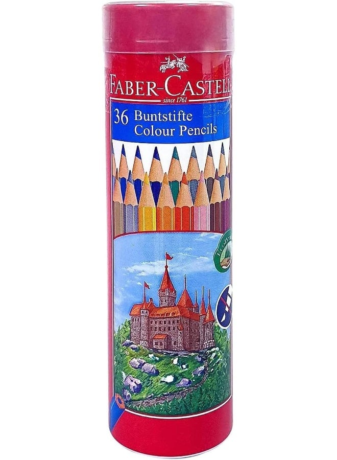 FABER-CASTELL - 36-Piece Wooden Break-protected Color Pencil Multicolour - Image 1