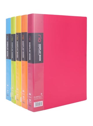 60-Pocket A4 Size Front Pocket  File Folder Colour May Vary - view 2