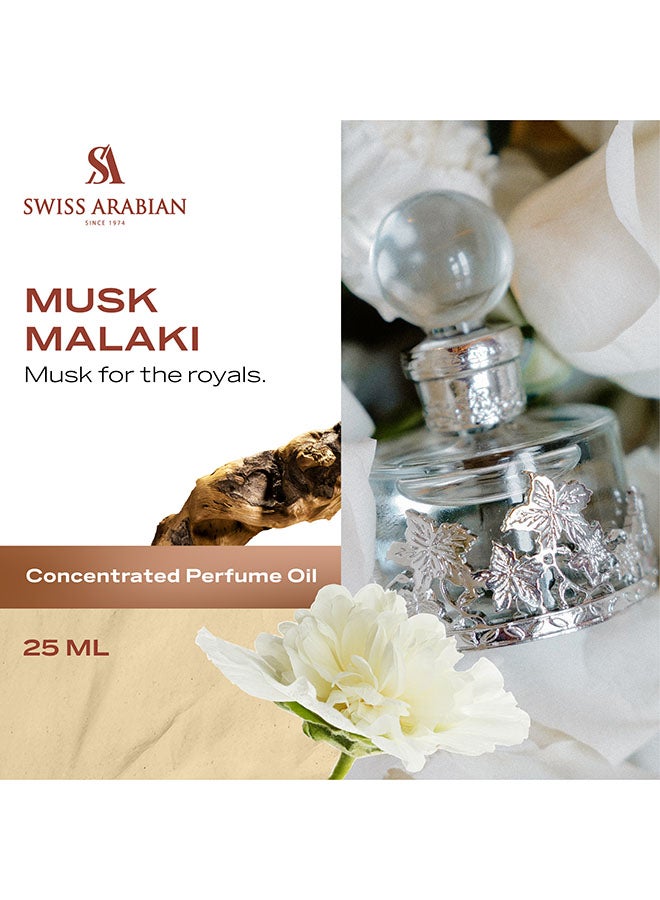 Musk Malaki Perfume Oil, 25ml, Premium Quality Perfume, Unisex Fragrance, Musk, Floral, Luxurious Blend Perfume for Women and Men 25ml