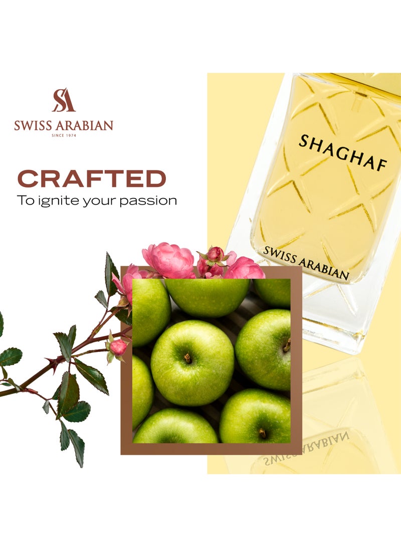 SWISS ARABIAN Shaghaf for Women Eau de Parfum, 75ml, Premium Quality Perfume, Women Perfume, Citrus, Fruity, Luxurious Blend Perfumes for Women 75.0ml  - Image 5