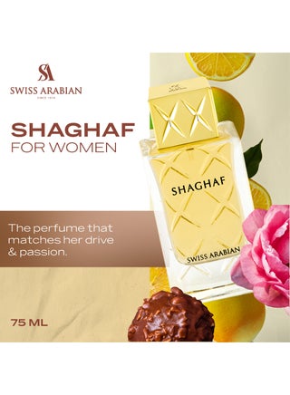 Shaghaf for Women Eau de Parfum, 75ml, Premium Quality Perfume, Women Perfume, Citrus, Fruity, Luxurious Blend Perfumes for Women 75ml - view 2