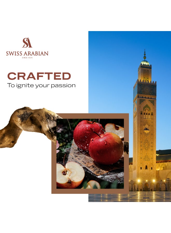 SWISS ARABIAN Essence of Casablanca Extrait de Parfum, 100ml, Premium Quality Perfume, Unisex Fragrance, Fruity, Woody, Amber, Luxurious Blend Perfume for Women and Men 100ml - Image 5