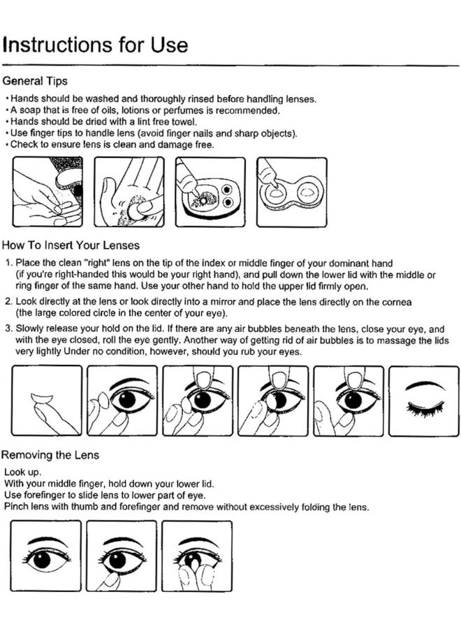 دهب - عدسات لاصقة مكبرة للعيون قابلة للاستخدام لمدة 9 أشهر، رمادي لوميير - Image 1