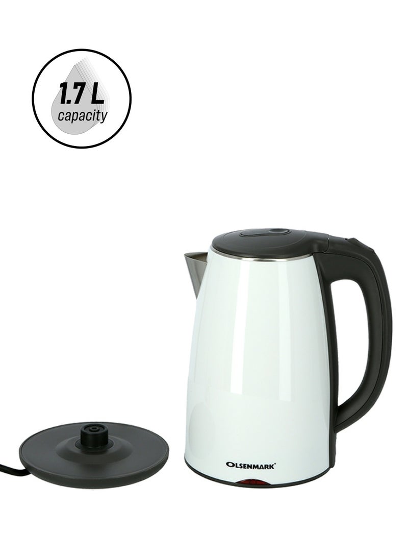 أولسنمارك غلاية كهربائية 1.7 L 1800 W OMK2207 أسود/أزرق  - Image 1