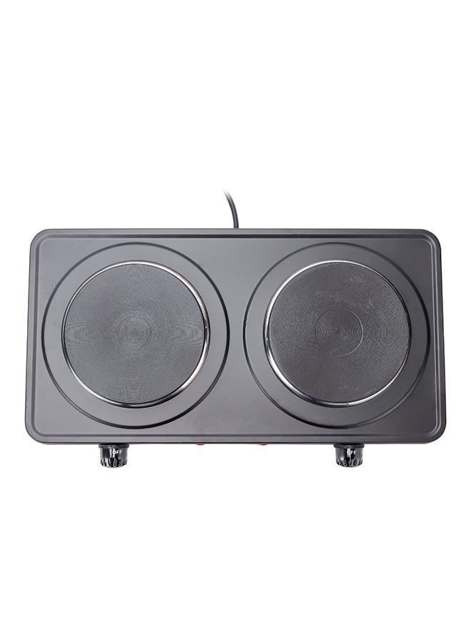 Olsenmark Electric Double Hot Plate 2000 W OMHP2034Y Black - Image 5