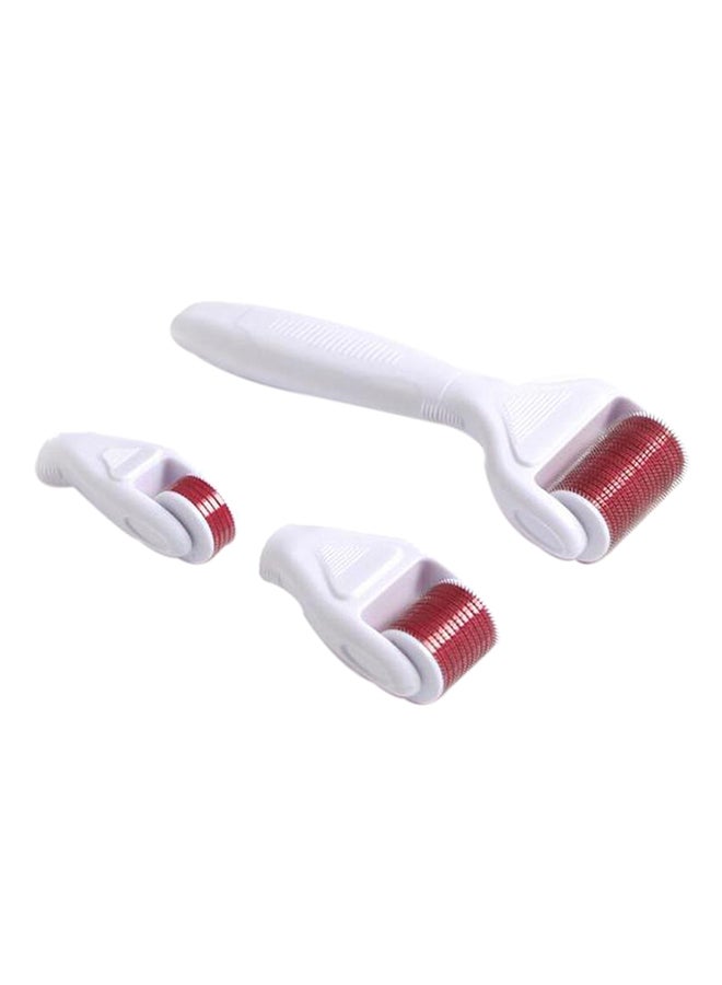 مجموعة ديرما رولر 4 في 1 أبيض - Image 1