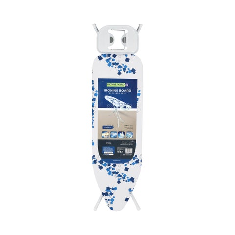 Ironing Board Suitable For Steam And Conventional Ironing Heavy Adjustment Liver Fold Flat For Storage 100 Percent Cotton Cover With Foam Pads Light Weight Easy To Carry 147x38x90 Cm