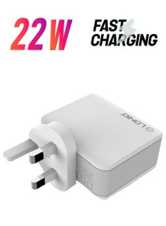 LDNIO 4-Port Universal USB Adapter White  - Image 1