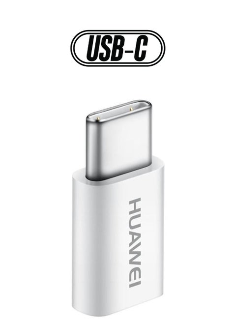 Micro Usb To Type-C Adapter White