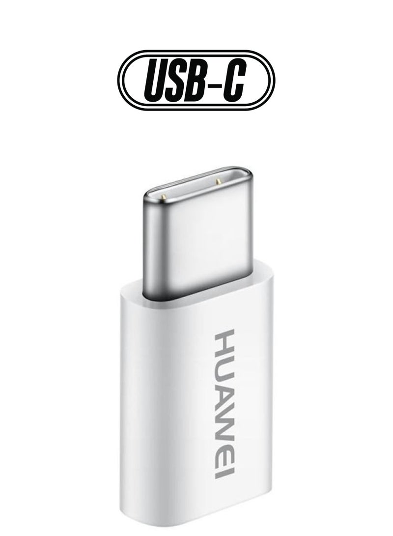 HUAWEI Micro Usb To Type-C Adapter White  - Image 1