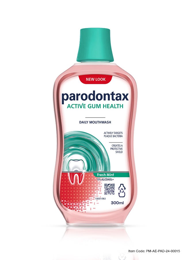 Parodontax - Daily Gum Care Fresh Mint Mouthwash 300ml - Image 1