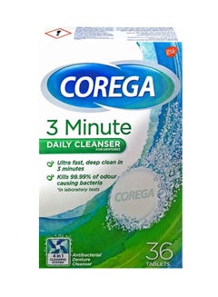 Sensodyne 36 Tablets Corega 3-Minutes Denture Cleanser 