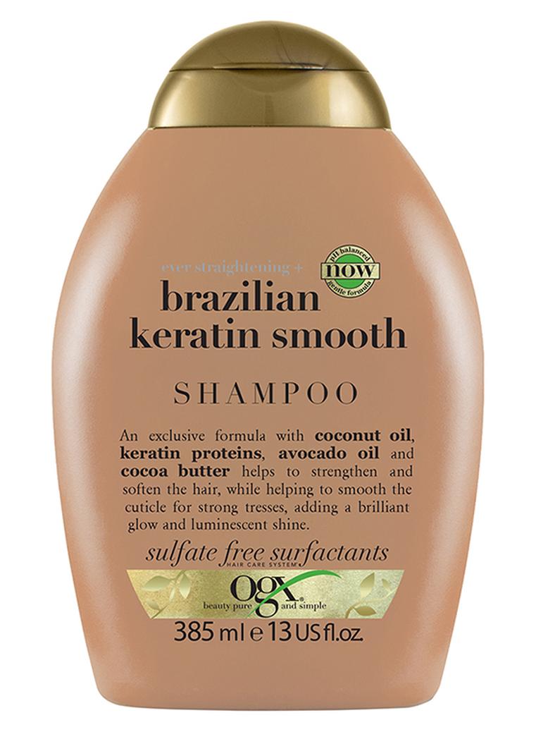 أو جي إكس شامبو إيفر ستريتننج بلس لعلاج الشعر بالكيراتين البرازيلي 385ملليلتر - Image 1