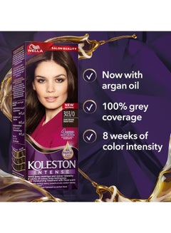 WELLA KOLESTON Dark Brown 303/0  - Image 3