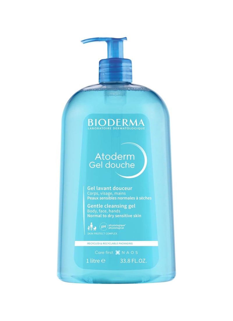 Bioderma Atoderm Gel Douche Nettoyant Douceur 1000ml