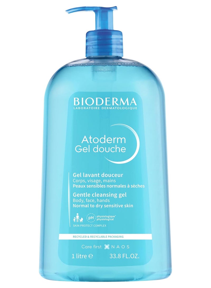 Bioderma Atoderm Gel Douche Nettoyant Douceur 1000ml