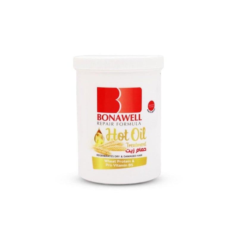 Bonawell Repair Formula Hot Oil Treatment Regenerates Dry and Damaged Hair Wheat Protein and pro Vitamin B5 225 ml 225ml