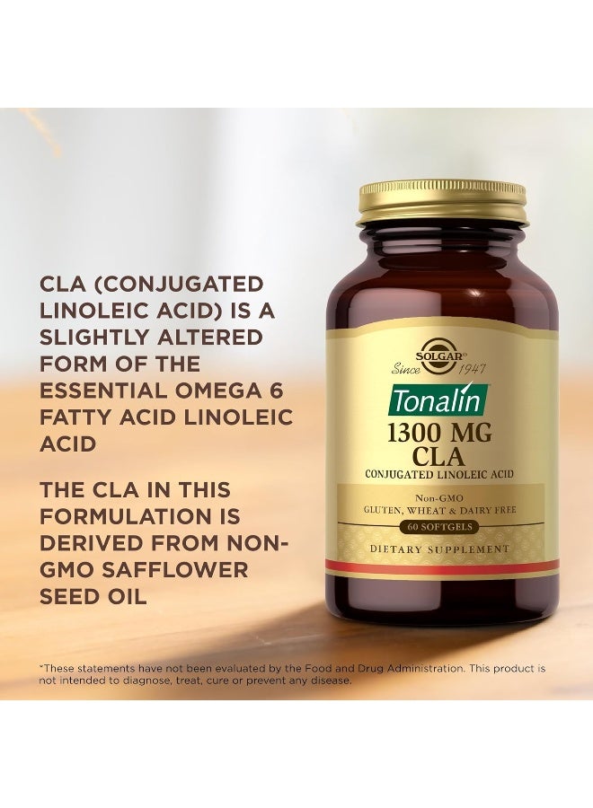Solgar Tonalin CLA - 1300 mg - 60 Softgels Packaging May Vary - Image 4