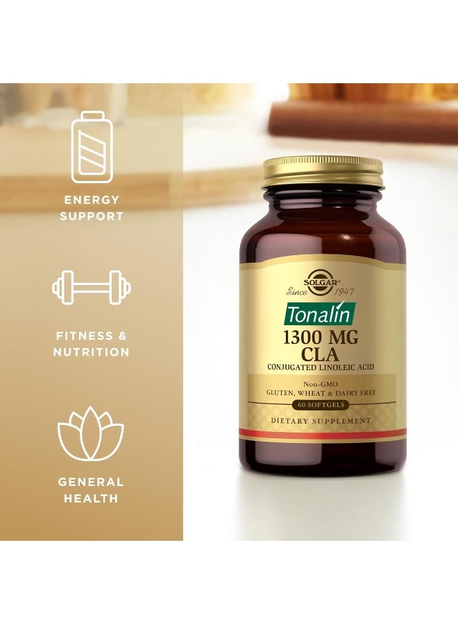 Solgar Tonalin CLA - 1300 mg - 60 Softgels Packaging May Vary - Image 3