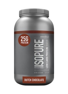 Isopure Low Carb Protein Powder Dutch Chocolate 3lb