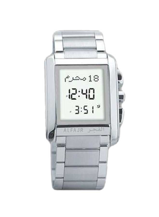 الفجر ساعة يد رقمية بسوار من الإستانلس إستيل طراز WS06S للرجال - Image 1