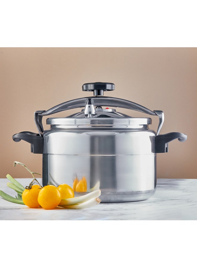 Trust Aluminium Pressure Cooker Silver 9Liters 