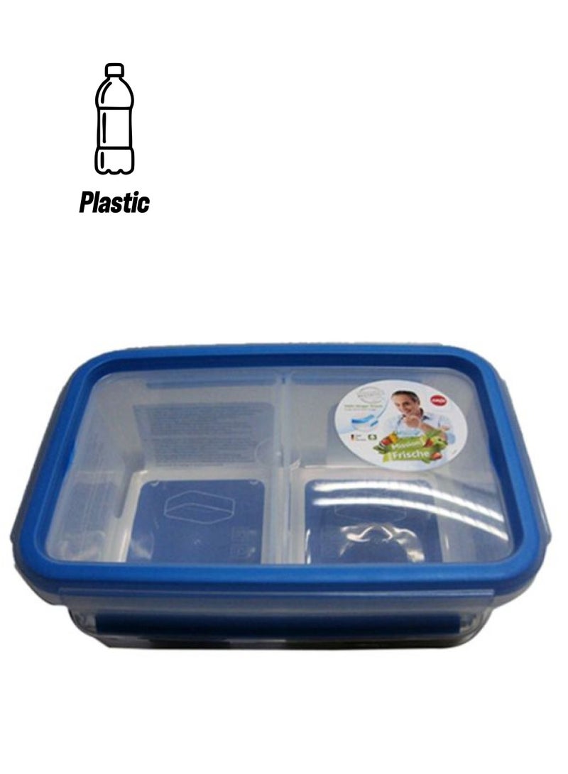 emsa Rectangular Storage Container Clear/Blue