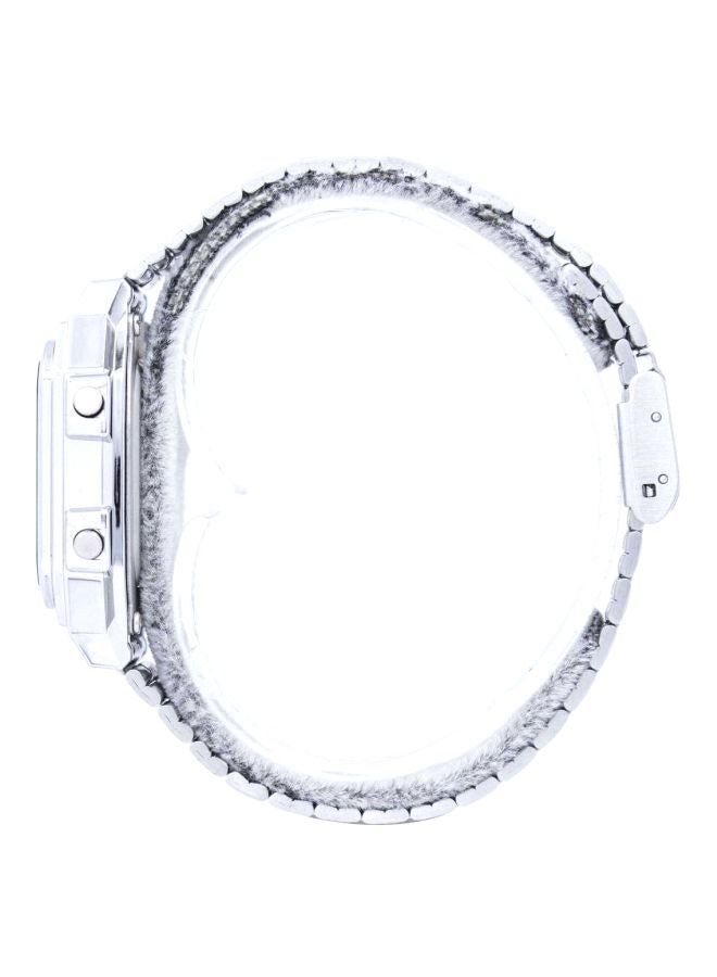 CASIO Men's Classic Digital Watch A178wa-1Av - 34 mm - Silver - Image 4