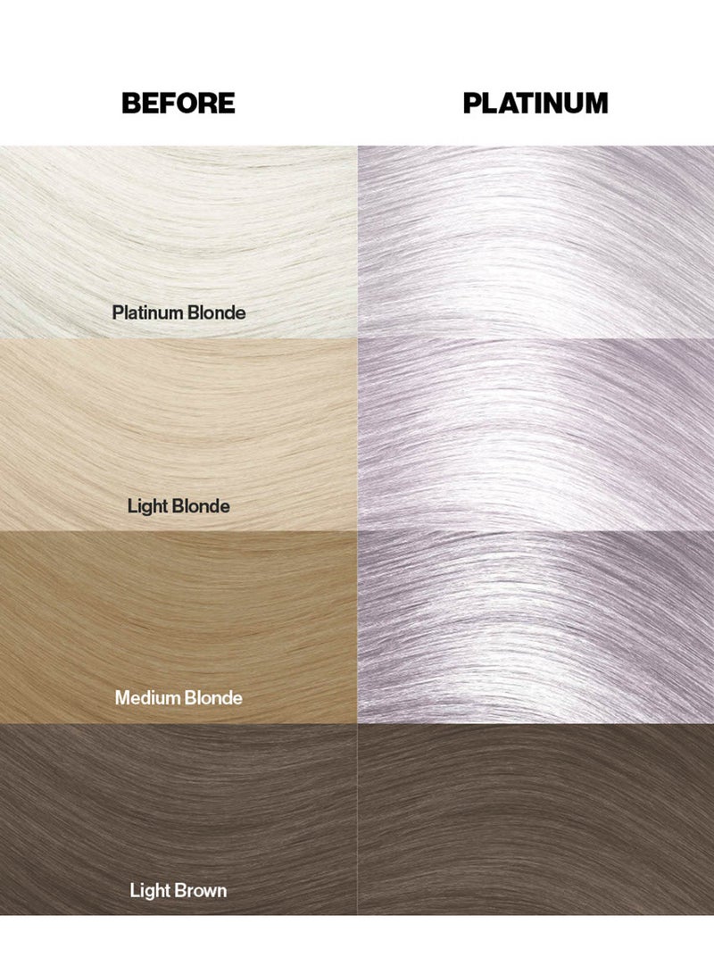 Crazy Color Temporary Hair Color 28 Platinum 100ml  - Image 4