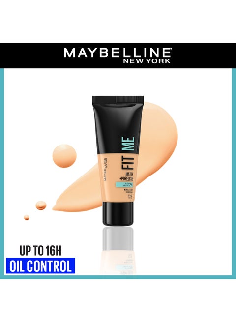 Maybelline New York Fit Me Matte + Poreless – 128 Warm nude