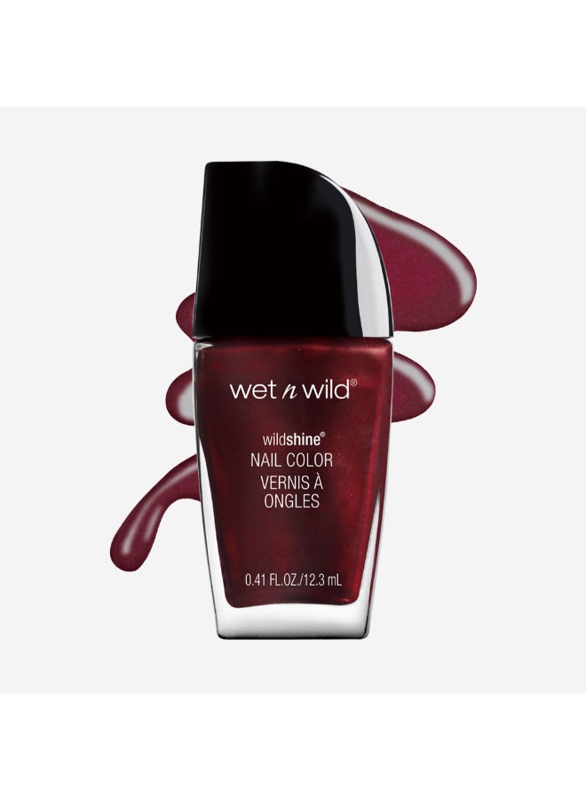 Wet N Wild Shine Nail Colour Burgundy Frost - Image 3