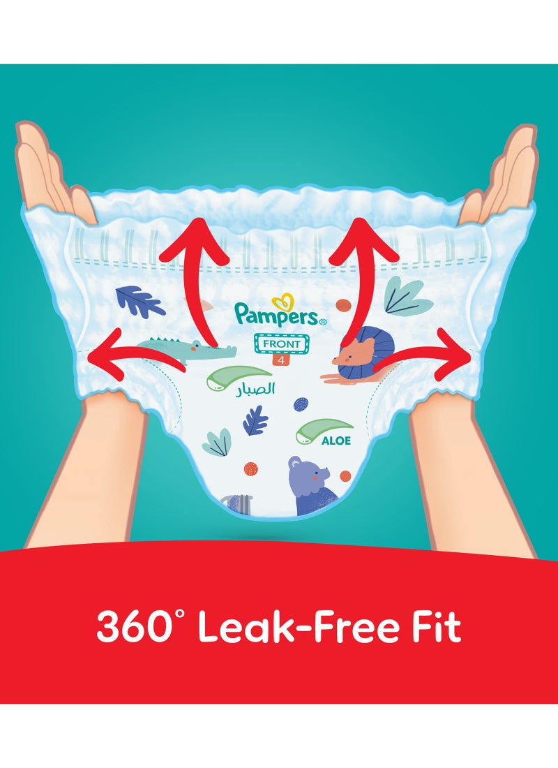 Pampers Rash Protection Diapers Pants With Aloe Vera - Size 4 - 9-14kg - 112, Pieces - Image 3