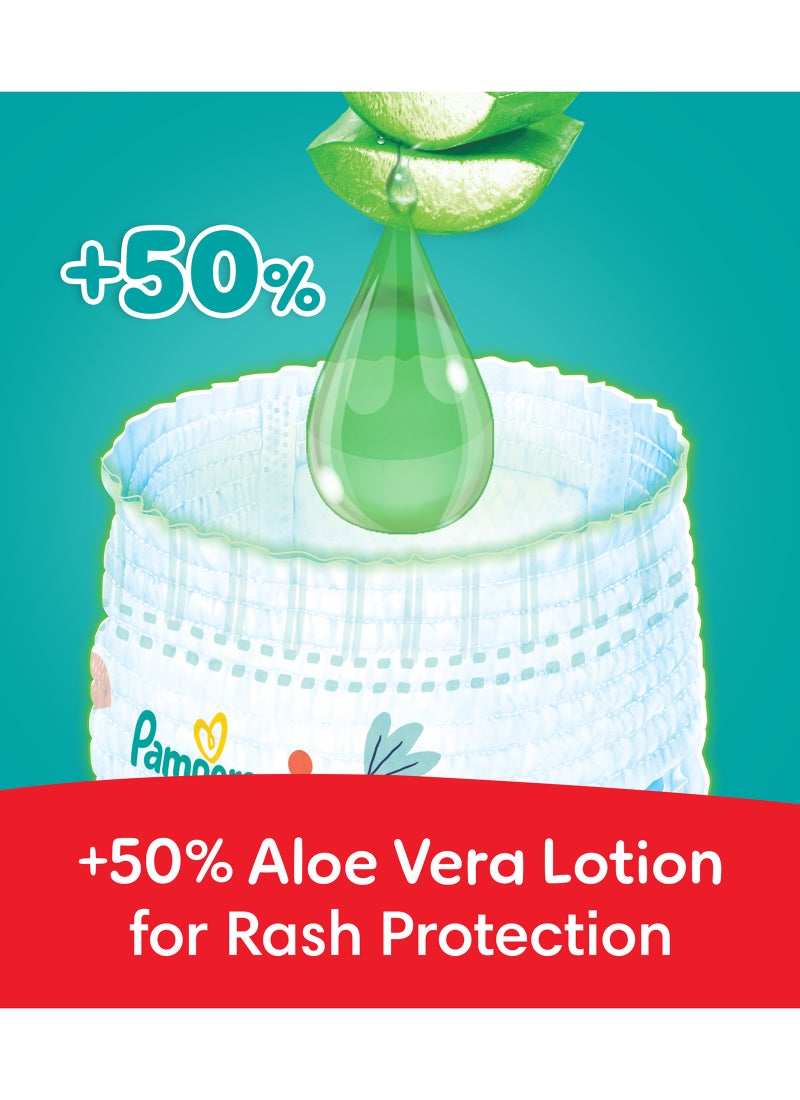 Pampers Rash Protection Diapers Pants With Aloe Vera - Size 4 - 9-14kg - 112, Pieces - Image 4